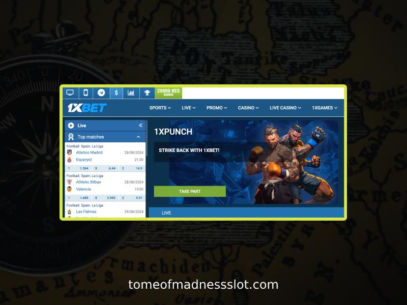 How to Play Tome of Madness at 1Xbet